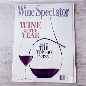🍭7/$15 Wine Spectator Magazine January 2026 Wine of the Year